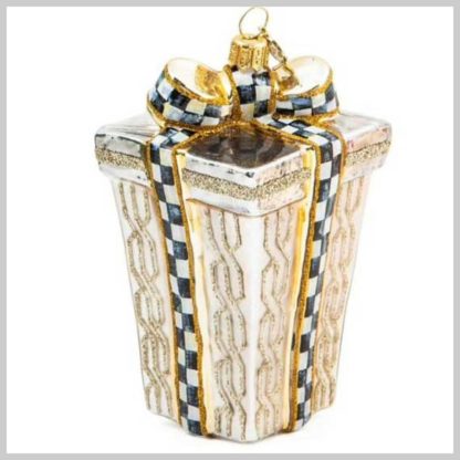 MacKenzie-Childs Holiday- Glass Ornament- Glam Up Gift
