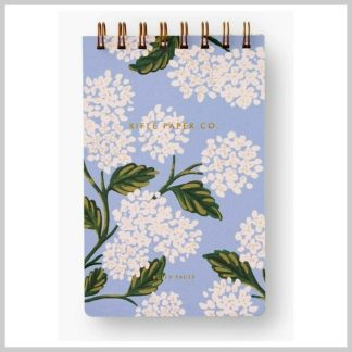 Rifle Paper Hydrangea Small Top Spiral Notebook