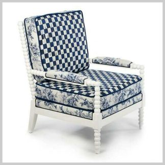 Mackenzie-Childs Indigo Villa Outdoor Chair