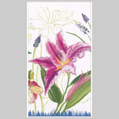 Caspari Isabelle's Garden Guest Napkins