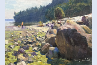 W. Jason Situ "Morning Walk at the Coast"