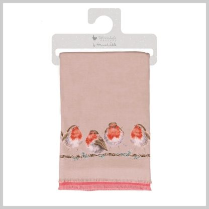 Winter Scarf "Jolly Robin"