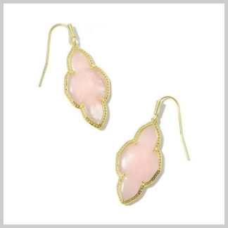 Kendra Scott Abbie Drop Earrings Gold Rose