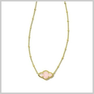 Kendra Scott Abbie Pendant Gold Rose