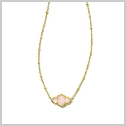 Kendra Scott Abbie Pendant Gold Rose