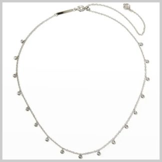 Kendra Scott Amelia Chain Necklace-Rhodium