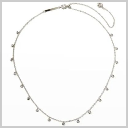 Kendra Scott Amelia Chain Necklace-Rhodium