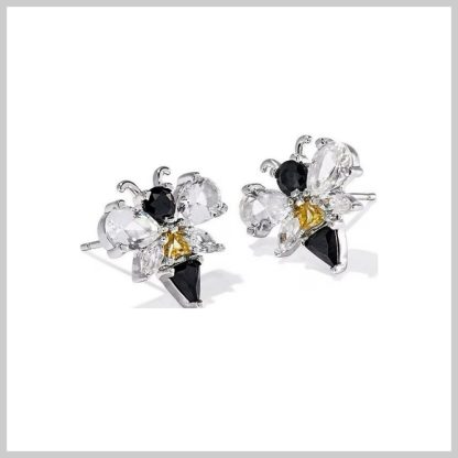 Kendra Scott Bee Stud Earring in Silver