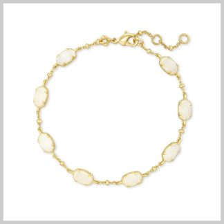 Kendra Scott Emilie Link Bracelet-Gold Iridescent Drusy