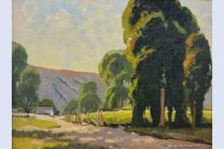 Lynne Fearman "Tall Trees on a Country Road"