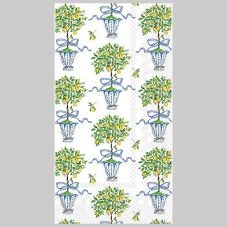 Boston International Lemon Topiary Guest Napkins