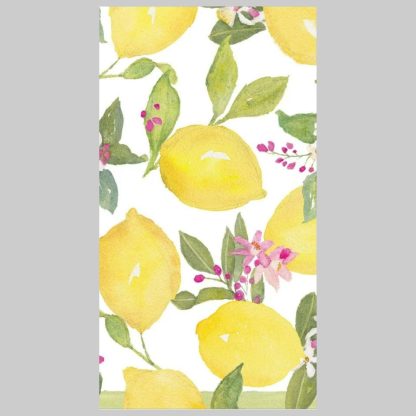 Caspari Limoncello Guest Napkins