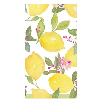 Caspari Limoncello Guest Napkins