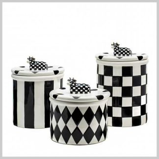 MacKenzie-Childs Cow Creamery Canisters Set of 3