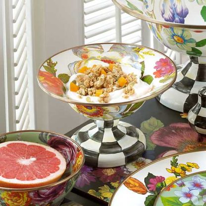 MacKenzie-Childs Flower Market Compote-Small - Image 3