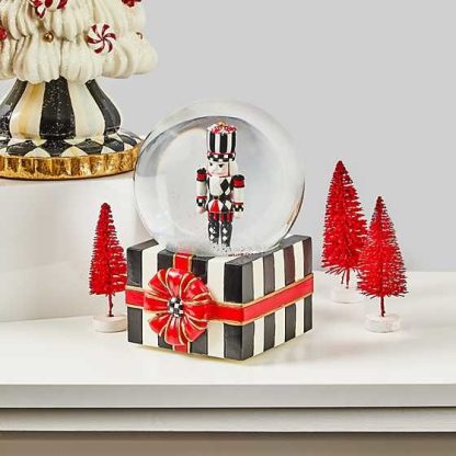 MacKenzie-Childs Holiday- Snow Globe-Nutcracker Gift - Image 2