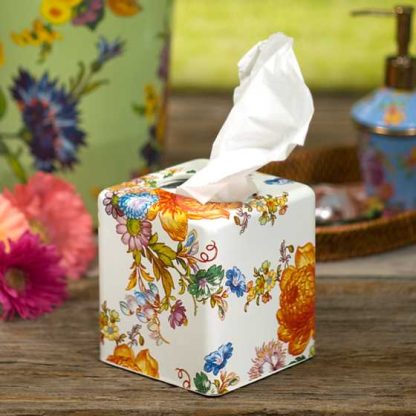 MacKenzie-Childs Flower Market Boutique Tissue Box Cover - Image 3