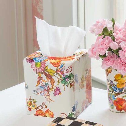 MacKenzie-Childs Flower Market Boutique Tissue Box Cover - Image 2