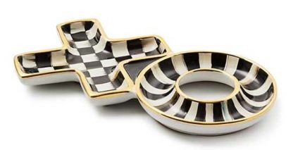 MacKenzie Childs Courtly XO Dish