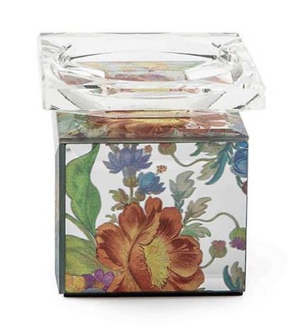 MacKenzie Childs Flower Market Reflections Short Candle Holder