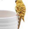 MacKenzie Childs Parakeet Pot Climber Chartreuse