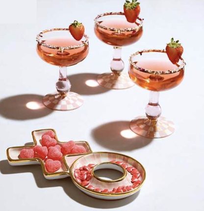 MacKenzie Childs Rosy XO Dish