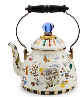 MacKenzie Childs Sketchbook 2 Qt Tea Kettle