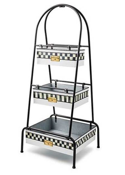 MacKenzie Childs Spectator 3 Tier Planter