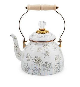 MacKenzie Childs Winter Palace 2 Qt Tea Kettle