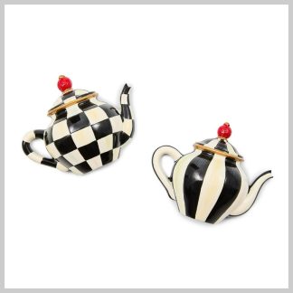 MacKenzie-Childs Magnets, Teapot Set of 2