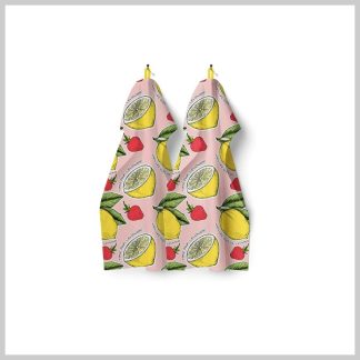 Mahogany Pink Lemonade Kitchen Towel