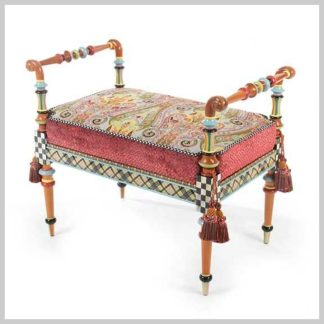 MacKenzie-Childs Musette Bench