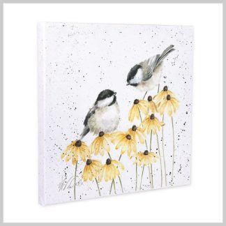 Wrendale Canvas "My Sweet Chickadee"