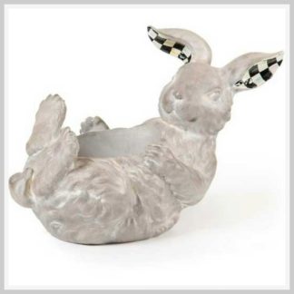 MacKenzie-Childs Naturals Rolling Rabbit Planter