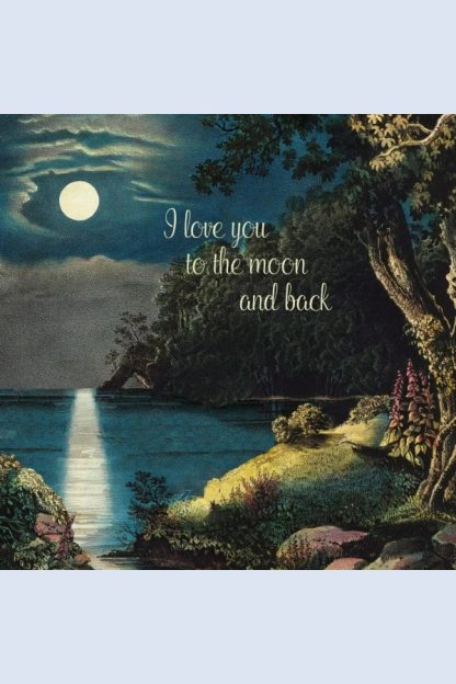 Love - P. Flynn Designs "I Love You to the Moon"