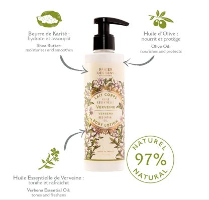 Panier des Sens Verbena Body Lotion - Image 3