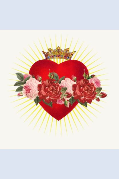 Love - P. Flynn Designs "Red Heart With Crown"