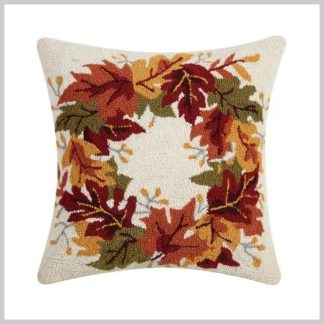 Peking Handicraft - Fall Wreath Hook Pillow