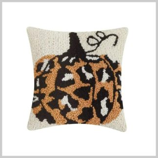 Peking Handicraft - Halloween Leopard Pumpkin Hook Pillow