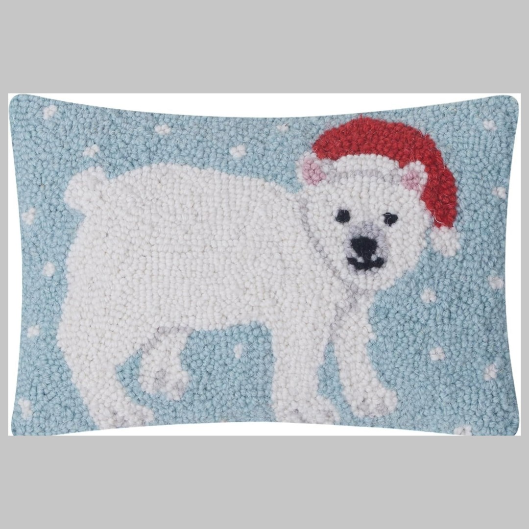 Peking Handicraft Polar Bear Pillow
