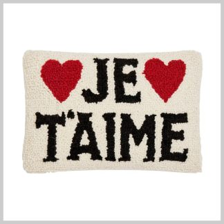 Peking Handicraft Je T'Aime Hook Pillow