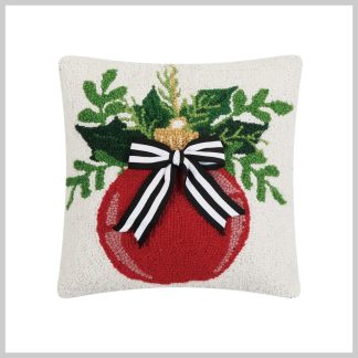 Peking Handicraft Ornament with Ribbon Hook Pillow