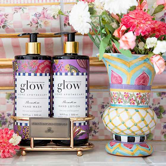 MacKenzie-Childs Paradise Soap & Lotion Caddy Set - Image 3