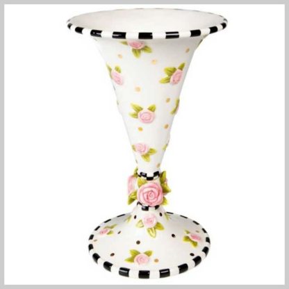 MacKenzie-Childs Really Rosy Vase by Patience Brewster