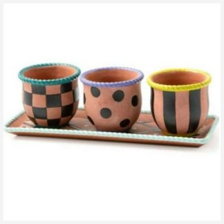 MacKenzie-Childs Persephone Herb Pots