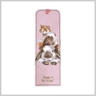 Wrendale Bookmark "Piggy in the Middle"