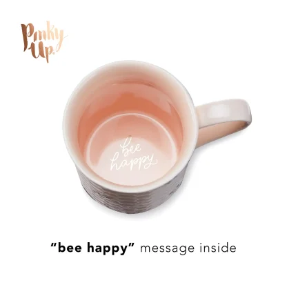 Pinky Up - Annette Honeycomb Ceramic Tea Mug & Infuser - Image 3