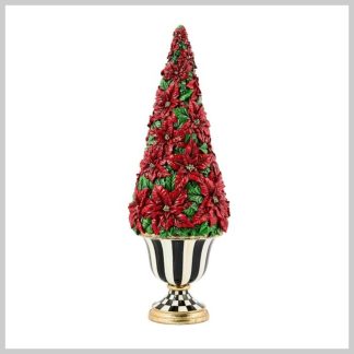 MacKenzie-Childs Illuminated Tree-Pointsettia