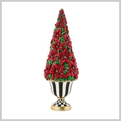 MacKenzie-Childs Illuminated Tree-Pointsettia