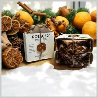 Potager Soap Company Holiday Spice Bar Soap - Limited Edition